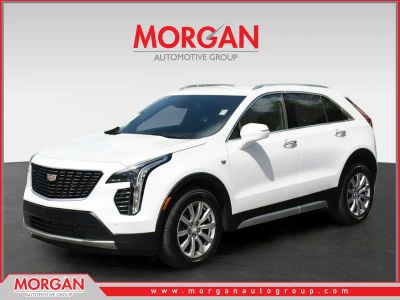 2023 Cadillac XT4 FWD Premium Luxury in Crystal White Tricoat — front three-quarter view