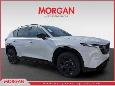2026 Mazda CX-5 2.5 S Premium Plus in White — front three-quarter view