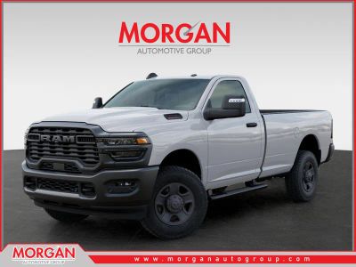 2026 Ram 2500 Tradesman in White — front three-quarter view