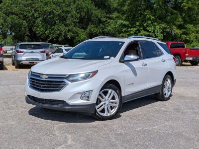 2019 Chevrolet Equinox Premier in Beige — front three-quarter view