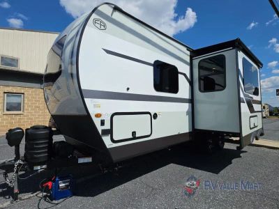 2027 Forest River RV Flagstaff Micro Lite — rear three-quarter view