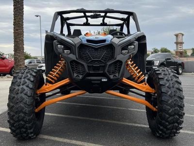 2026 Can-Am Maverick X3 MAX RS Turbo Scandi Blue & Orange Crush — detail view