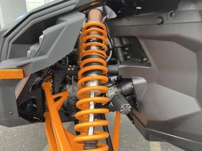 2026 Can-Am Maverick X3 MAX RS Turbo Scandi Blue & Orange Crush — photo 12 view
