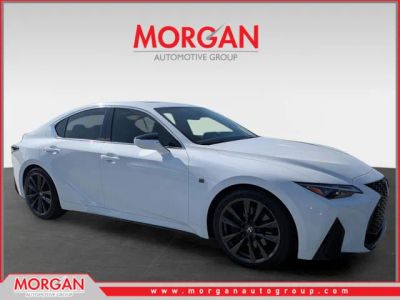 2024 Lexus IS 350 F SPORT Design in White — front three-quarter view