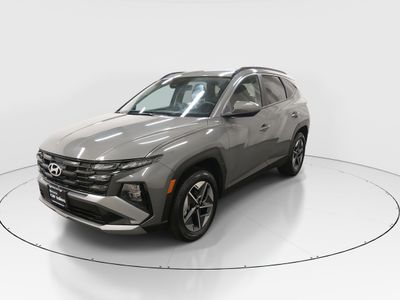2025 Hyundai Tucson — rear three-quarter view