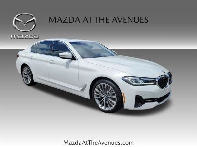 2022 BMW 5 Series — rear three-quarter view