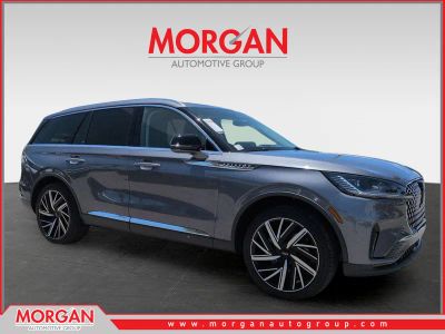 2025 Lincoln Aviator Reserve in Gray — front three-quarter view