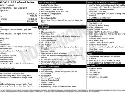 2026 Mazda Mazda3 — photo 32 view
