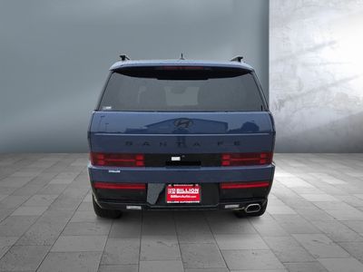 2026 Hyundai Santa Fe — rear three-quarter view
