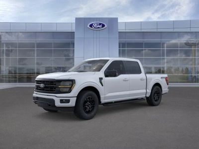 2026 Ford F-150 in Oxford White — front three-quarter view