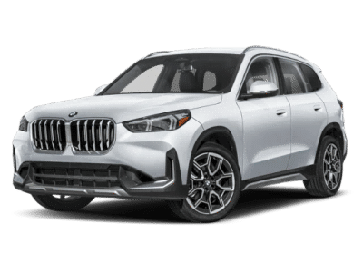 2026 BMW X1 xDrive28i in Mineral White Metallic — front three-quarter view