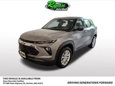 2026 Chevrolet Trailblazer LS in Sterling Gray Metallic — front three-quarter view