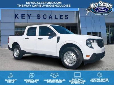 2026 Ford Maverick XL in Oxford White — front three-quarter view