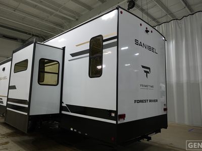 2026 Prime Time RV Sanibel — rear three-quarter view