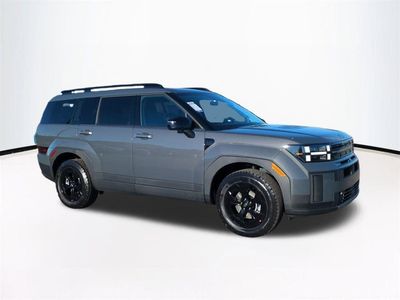 2026 Hyundai SANTA FE XRT in Gray — front three-quarter view
