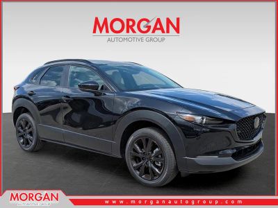 2026 Mazda CX-30 2.5 S Aire Edition in Jet Black Mica — front three-quarter view