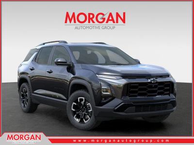 2026 Chevrolet Equinox FWD ACTIV in Mosaic Black Metallic — front three-quarter view