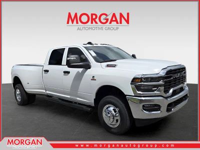 2026 Ram 3500 Tradesman in White — front three-quarter view