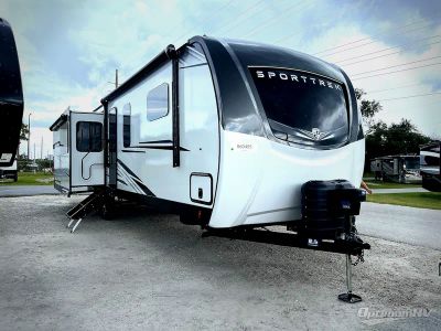 2027 Venture RV SportTrek Touring Edition — front three-quarter view