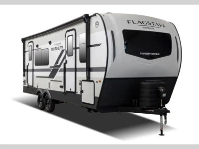 2027 Forest River RV Flagstaff Micro Lite — front three-quarter view