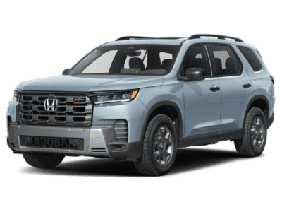 2026 Honda Pilot TrailSport in Gray — front three-quarter view