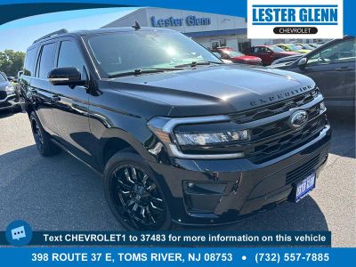2024 Ford Expedition Limited in Black — front three-quarter view