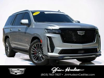 2024 Cadillac Escalade V-Series in Silver Metallic — front three-quarter view