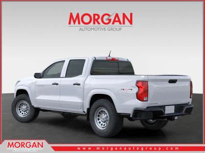 2026 Chevrolet Colorado 4WD Work Truck in Summit White — front three-quarter view