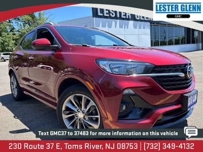 2023 Buick Encore GX Select in Cinnabar Metallic — front three-quarter view