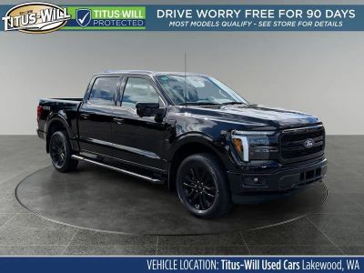 2026 Ford F-150 Lariat in Silver — front three-quarter view