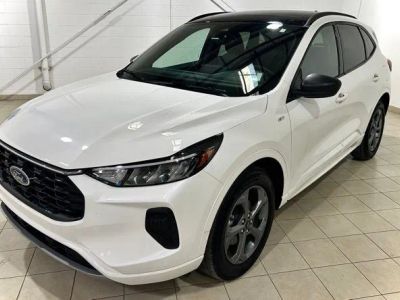 2023 Ford Escape ST-Line in White Metallic — front three-quarter view