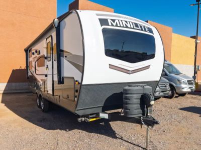 2024 Rockwood MINI LITE — front three-quarter view