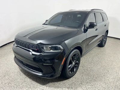 2023 Dodge Durango GT Plus in Db Black Clearcoat — front three-quarter view
