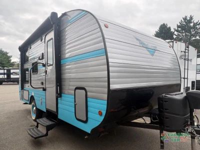 2021 Riverside RV Retro — front three-quarter view