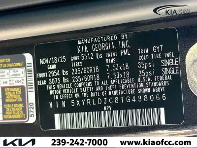2026 Kia Sorento — photo 42 view