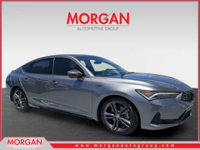 2023 Acura Integra A-Spec Tech Package in Gray — front three-quarter view