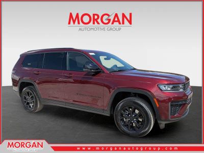 2026 Jeep Grand Cherokee L Laredo in Red — front three-quarter view