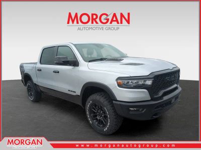 2026 Ram 1500 Rebel in Silver — front three-quarter view