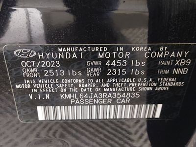 2024 Hyundai Sonata — photo 20 view