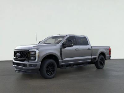 2026 Ford F-350 LARIAT in Carbonized Gray Metallic — front three-quarter view