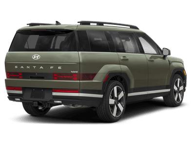 2026 Hyundai Santa Fe Hybrid — rear three-quarter view