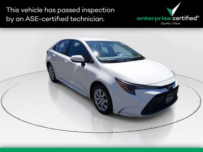 2024 Toyota Corolla LE CVT — front three-quarter view