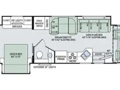 2016 Thor Motor Coach Palazzo — engine compartment view