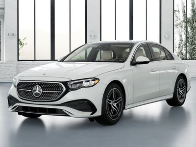 2026 Mercedes-Benz E-Class E 350 in Polar White — front three-quarter view