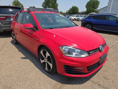 2017 Volkswagen Golf GTI — rear three-quarter view