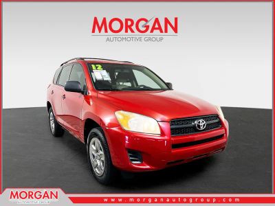 2012 Toyota RAV4 Base in Red — front three-quarter view