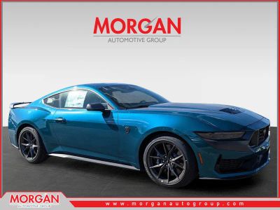 2026 Ford Mustang Dark Horse in Blue — front three-quarter view