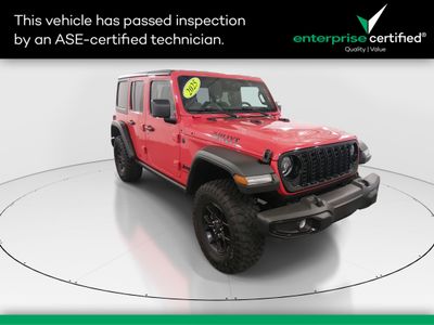 2025 Jeep Wrangler Willys 4 Door 4x4 — front three-quarter view
