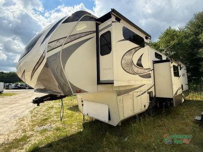 2018 Grand Design Solitude — engine compartment view