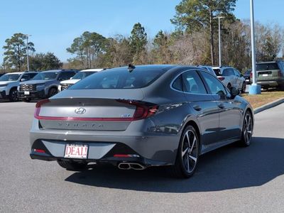 2022 Hyundai Sonata — rear three-quarter view